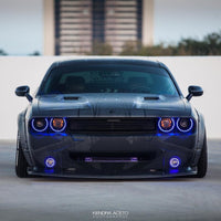 ORACLE Lighting Oracle 08-14 Dodge Challenger Dynamic Surface Mount Headlight Halo Kit - - Dynamic