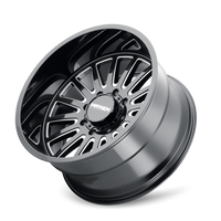 Mayhem 8114 Utopia 22x12 / 8x170 BP / -44mm Offset / 125.2mm Hub Black w/ Milled Spokes Wheel