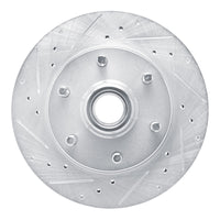 R1 Concepts R1 88-96 Chevrolet C2500 Front Left Drilled & Slotted Silver Brake Rotor