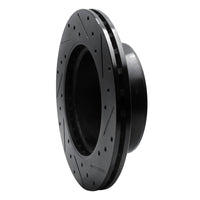 R1 Concepts R1 02-06 Dodge Sprinter 3500 Front Left Drilled & Slotted Black Brake Rotor