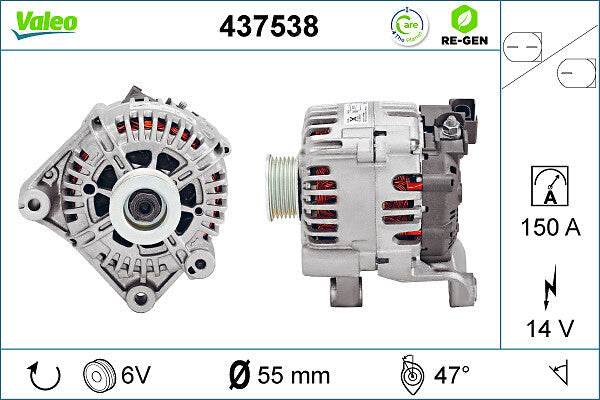 VALEO VAL437538 Alternator