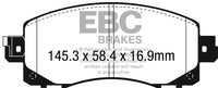 EBC Racing 22-23 Subaru WRX RP-X Racing Front Brake Pads