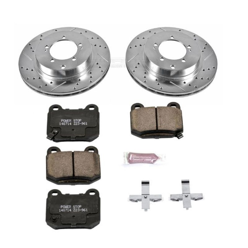 PowerStop Power Stop 03-06 Mitsubishi Lancer Rear Z23 Evolution Sport Brake Kit