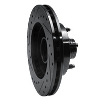 R1 Concepts R1 98-02 Ford Ranger (USA/Canada) Front Right Drilled & Slotted Black Brake Rotor