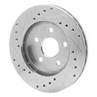 R1 Concepts R1 91-92 Dodge Monaco Front Right Drilled & Slotted Silver Brake Rotor