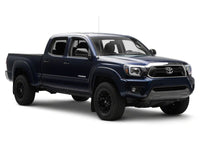 Raxiom 12-15 Toyota Tacoma Axial Series Headlights/Seq LED Bar- Black- Clear Lens