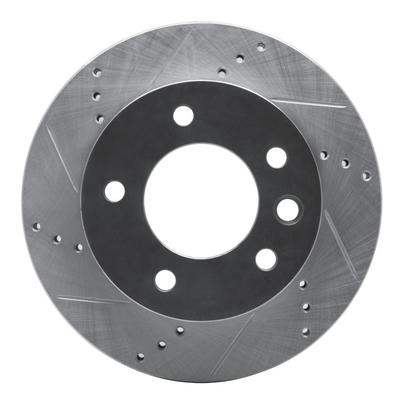 R1 Concepts R1 02-06 Dodge Sprinter 2500 Front Left Drilled & Slotted Silver Brake Rotor