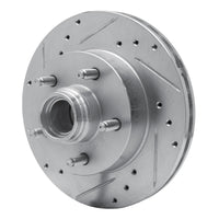 R1 Concepts R1 98-02 Ford Ranger (USA/Canada) Front Left Drilled & Slotted Silver Brake Rotor