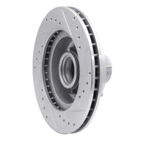 R1 Concepts R1 1978-1990 Buick Skylark Front Left Drilled & Slotted Silver Brake Rotor