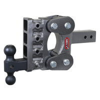GEN-Y Hitch Gen-Y The Boss Torsion-Flex 2.5in Shank 5in Drop 1.1K TW 10K Hitch w/GH-031 Dual-Ball
