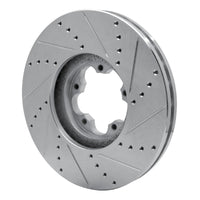 R1 Concepts R1 14-19 Ford Transit (Mexico) Front Left Drilled & Slotted Silver Brake Rotor