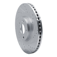 R1 Concepts R1 20-25 Hyundai Palisade Front Right Drilled & Slotted Silver Brake Rotor