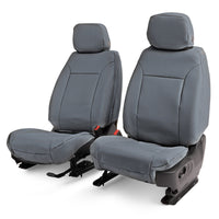 Covercraft 23-26 Ford F250-F550 SD Leatherette PrecisionFit Custom 2nd Row Seat Covers - Med Grey