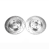 PowerStop Power Stop 09-19 Audi A4 Rear Evolution Drilled & Slotted Rotors - Pair