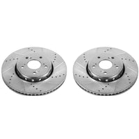 PowerStop Power Stop 2016 Acura ILX Front Evolution Drilled & Slotted Rotors - Pair