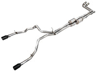 AWE Tuning 25+ RAM 1500 3.0TT 0FG Cat-Back Touring Exhaust - Diamond Black Tips