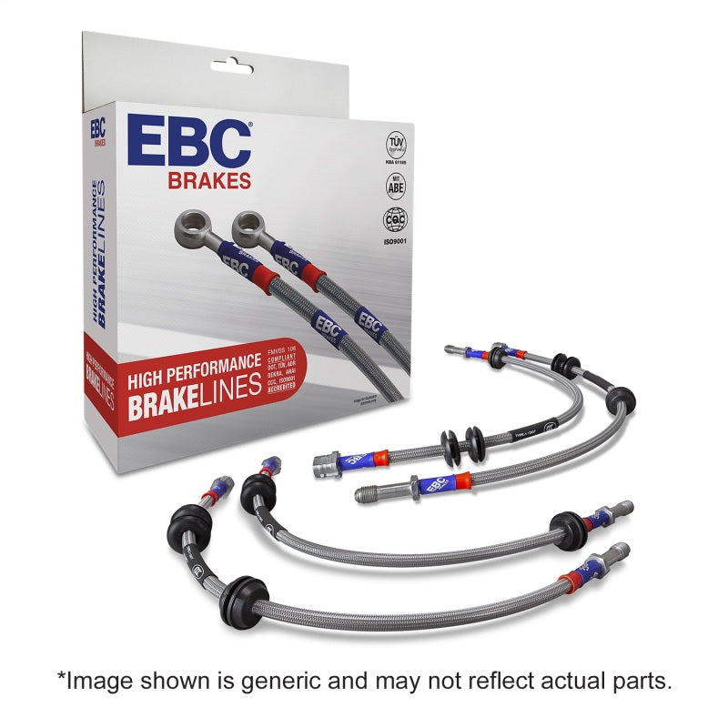 EBC 99-01 Audi A4 Quattro 1.8T Stainless Steel Brake Line Kit