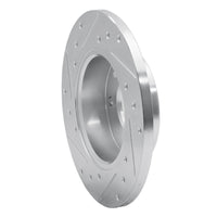 R1 Concepts R1 81-83 Renault Fuego Front Right Drilled & Slotted Silver Brake Rotor