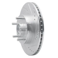 R1 Concepts R1 82-87 Volvo 740 Front Right Drilled & Slotted Silver Brake Rotor