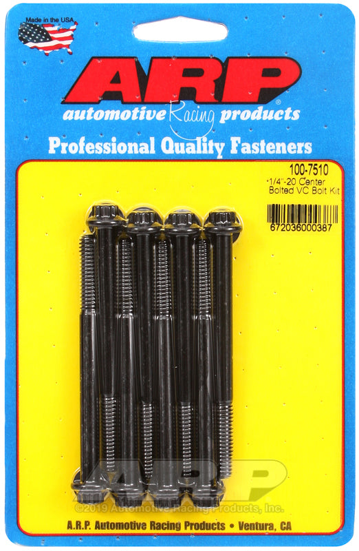 ARP 1/4-20 center bolted 12pt valve cover bolt kit