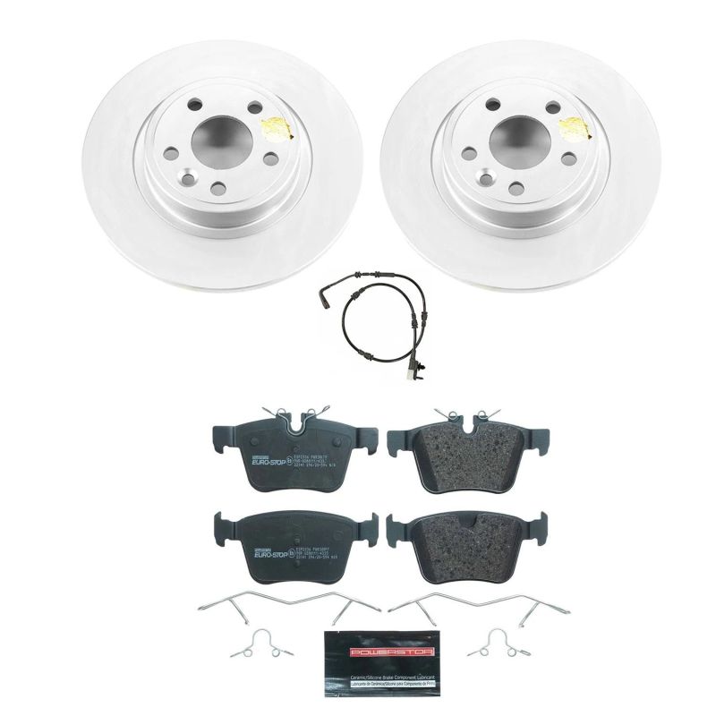 PowerStop Power Stop 18-19 Jaguar E-Pace Rear Euro-Stop Brake Kit