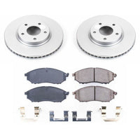 PowerStop Power Stop 03-04 Infiniti M45 Front Z17 Evolution Geomet Coated Brake Kit