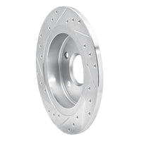 R1 Concepts R1 11-16 Buick Regal Rear Right Drilled & Slotted Silver Brake Rotor