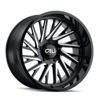 Cali Off-Road 9114 Purge 20x10 / 6x139.7 BP / -25mm Offset / 106mm Hub Gloss Black Milled Wheel