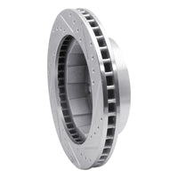 R1 Concepts R1 80-94 Ford F-250 4WD (Excl Super Duty) Front Left Drilled & Slotted Silver Brake Rotor