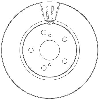 TRW MOTO DF6986S Brake Disc