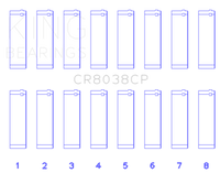 King Engine Bearings 03-09 Ford Powerstroke V8 6.0L Diesel (Size +.026mm) Connecting Rod Bearing Set
