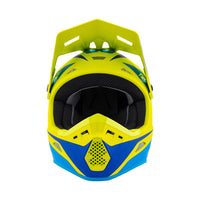 Answer 26 AR1 Mototown Helmet Matte Hyper Acid/Cyan/Dark Blue - Large
