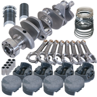 Eagle Chevy 454 1Pc 4.250in Crank 6.385in I-Beam Rod -3cc Flat Top 4.350in Pistons Rotating Assembly
