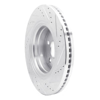R1 Concepts R1 04-06 Dodge Ram 1500 Pickup Front Left Drilled & Slotted Silver Brake Rotor