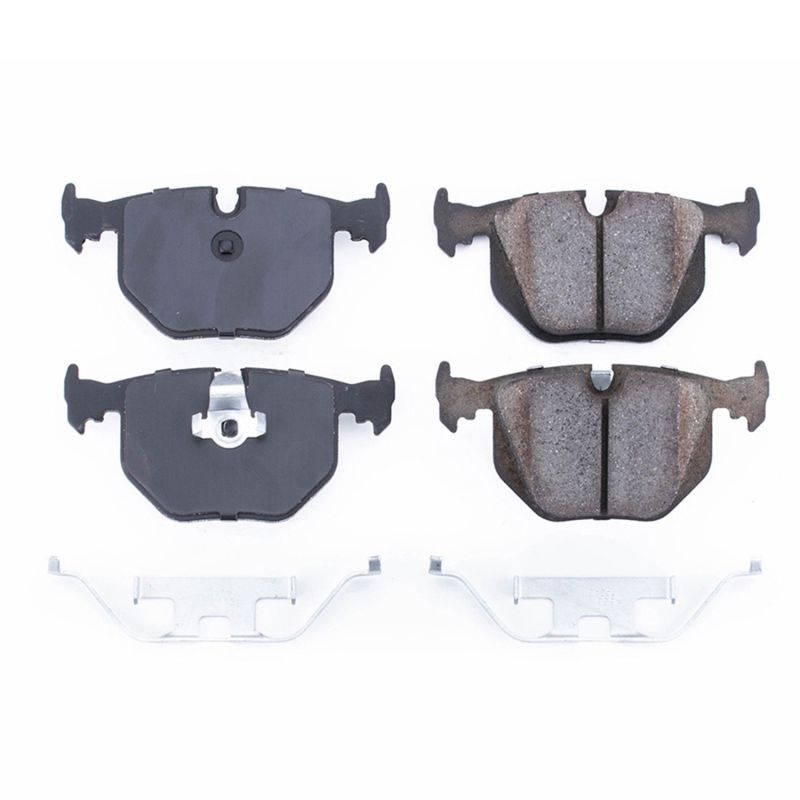 PowerStop Power Stop 01-05 BMW 330Ci Rear Z17 Evolution Ceramic Brake Pads w/Hardware