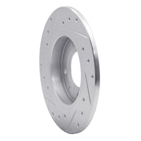 R1 Concepts R1 89-91 Peugeot 405 Rear Right Drilled & Slotted Silver Brake Rotor