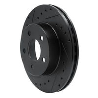 R1 Concepts R1 95-02 Ford Ranger (USA/Canada) Front Left Drilled & Slotted Black Brake Rotor