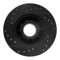 R1 Concepts R1 90-94 Ford Ranger (USA/Canada) Front Right Drilled & Slotted Black Brake Rotor