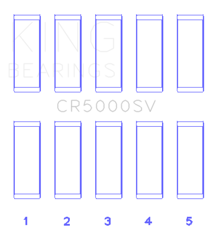 King Engine Bearings Audi Cepa/Cepb (Size +0.75mm) Connecting Rod Bearing Set