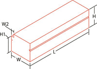 Dee Zee Universal Tool Box - Red Chest Black BT 56In