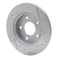R1 Concepts R1 88-92 Dodge Monaco Rear Left Drilled & Slotted Silver Brake Rotor