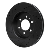 R1 Concepts R1 07-21 Ford Expedition Front Right Drilled & Slotted Black Brake Rotor