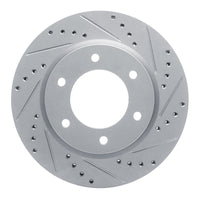 R1 Concepts R1 19-25 Ford Ranger (USA/Canada) Front Right Drilled & Slotted Silver Brake Rotor