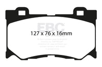 EBC Racing 09-12 Nissan 370Z RP-1 Race Front Brake Pads