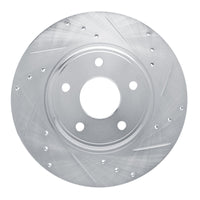 R1 Concepts R1 12-20 Chrysler Town & Country Rear Right Drilled & Slotted Silver Brake Rotor
