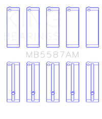 King Engine Bearings 92-95 Suzuki Sidekick G15A/G16A/G16B Crankshaft Main Bearings - 5 Pairs in Set