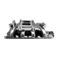 Edelbrock RPM Air-Gap Small Block Ford 351W Intake Manifold - Chrome Plasma Finish