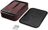 K&N Engineering K&N Custom Racing Assembly Carbon Fiber 4in Air Box w/ Base and Hardware - Large