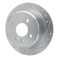 R1 Concepts R1 88-90 BMW 325IX Rear Right Drilled & Slotted Silver Brake Rotor