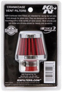 K&N Engineering K&N 2in Base OD x .375in Flange ID x 1.75in H Rubber Base Crankcase Vent Filter